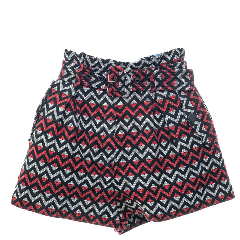Short-Cris-Barros-Preto-e-Vermelho-