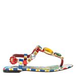 Rasteira-Dolce---Gabbana-Pedras-Coloridas-