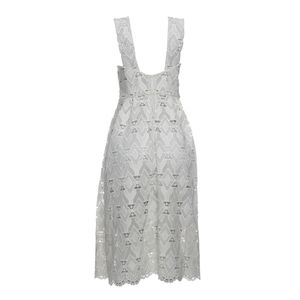 Vestido Maje Guipure Branco