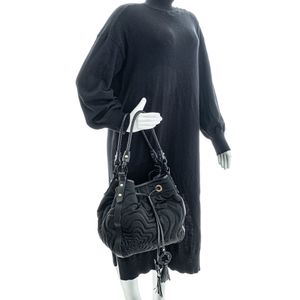 Bolsa Montblanc Nylon e Couro Preto
