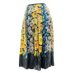 Saia-Gucci-Plissada-Estampa-Floral-