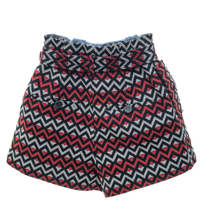 Short-Cris-Barros-Preto-e-Vermelho-