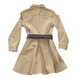 Vestido Polo Ralph Lauren Botões Caqui