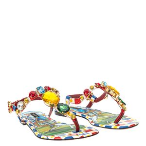 Rasteira Dolce & Gabbana Pedras Coloridas