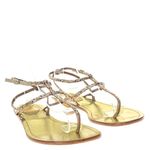 Rasteira-Rene-Caovilla-Dourada-