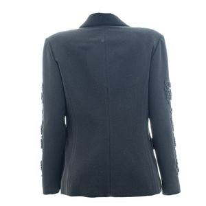 Blazer Daslu Bordado Preto