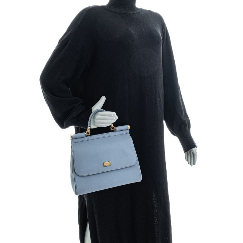 Bolsa-Dolce---Gabbana-Sicily-Couro-Azul-
