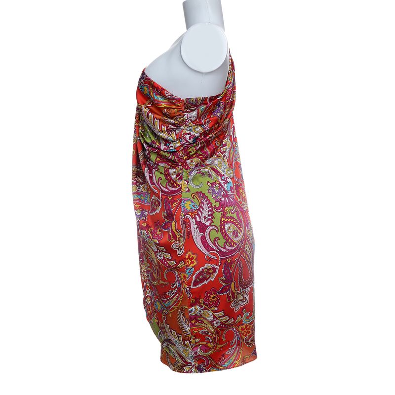 Vestido-Ralph-Lauren-Estampado-Laranja