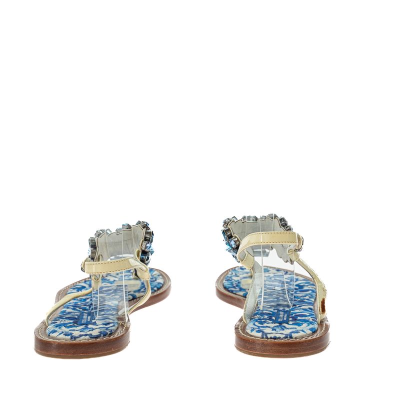 Sandalia-Dolce---Gabbana-Rasteira-Pedras-Azul-