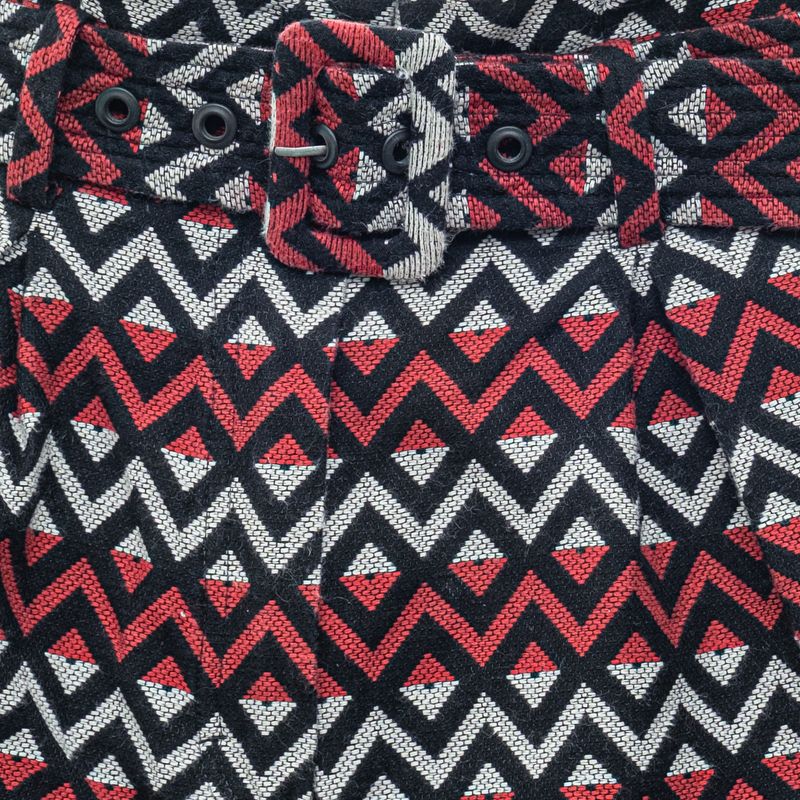 Short-Cris-Barros-Preto-e-Vermelho-