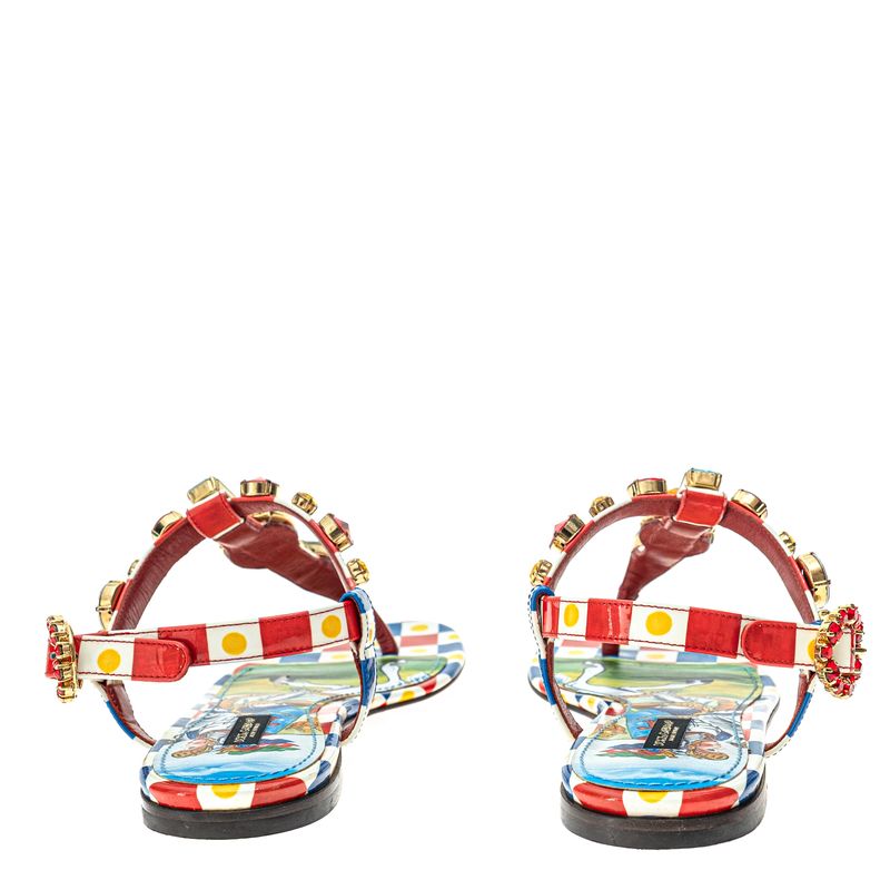 Rasteira-Dolce---Gabbana-Pedras-Coloridas-