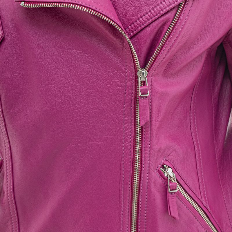 Jaqueta-Carina-Duek-Couro-Rosa-