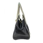Bolsa-Prada-Couro-Saffiano-Preto-e-Branco-