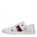 Tenis-Gucci-Ace-Bordado-Couro-Branco