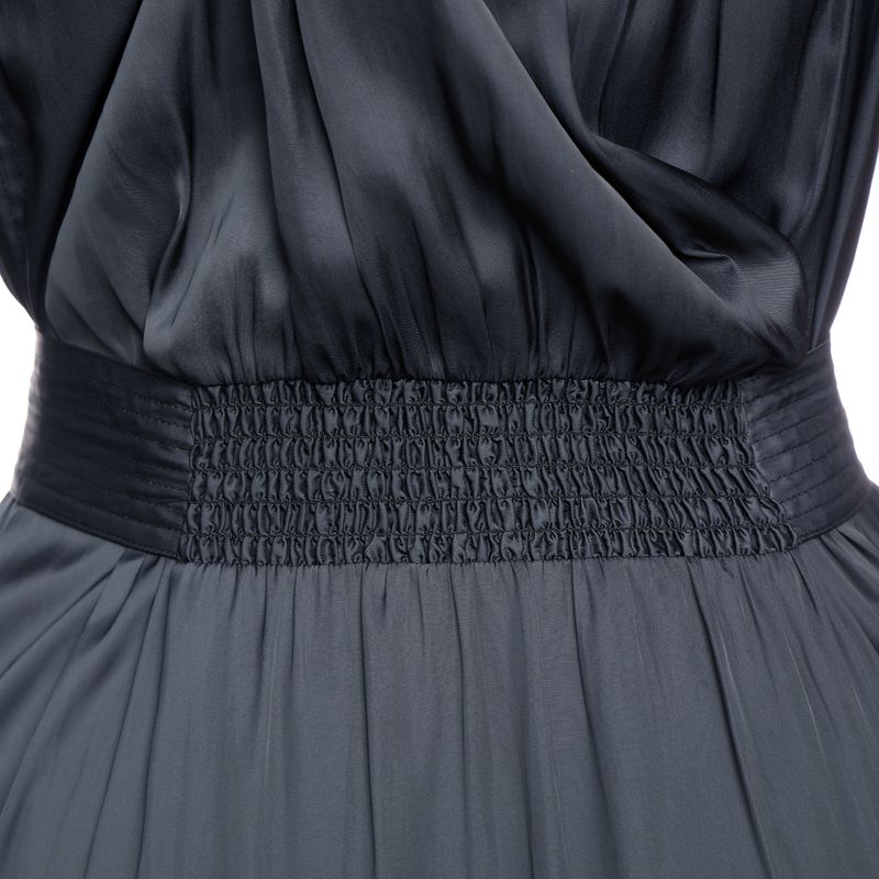Vestido-Zadig---Voltaire-Acetinado-Cinza