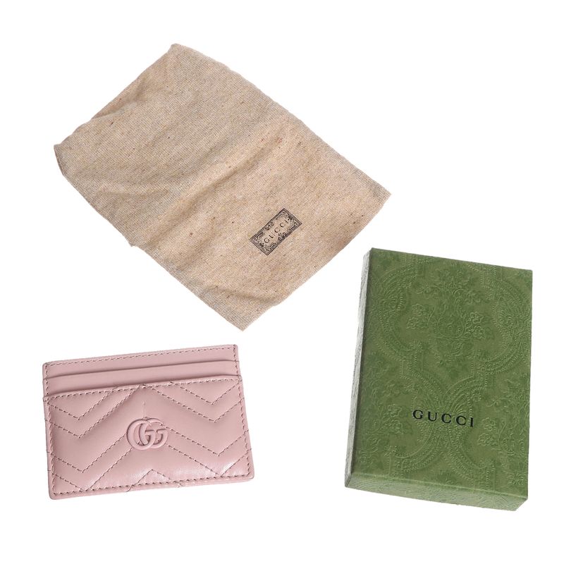 Porta-Cartao-Gucci-Marmont-Rosa
