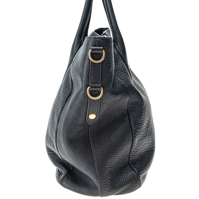 Bolsa-Prada-Tote-Couro-Daino-Preto
