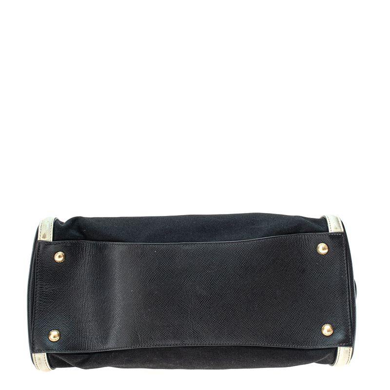 Bolsa-Prada-Couro-Saffiano-Preto-e-Branco-