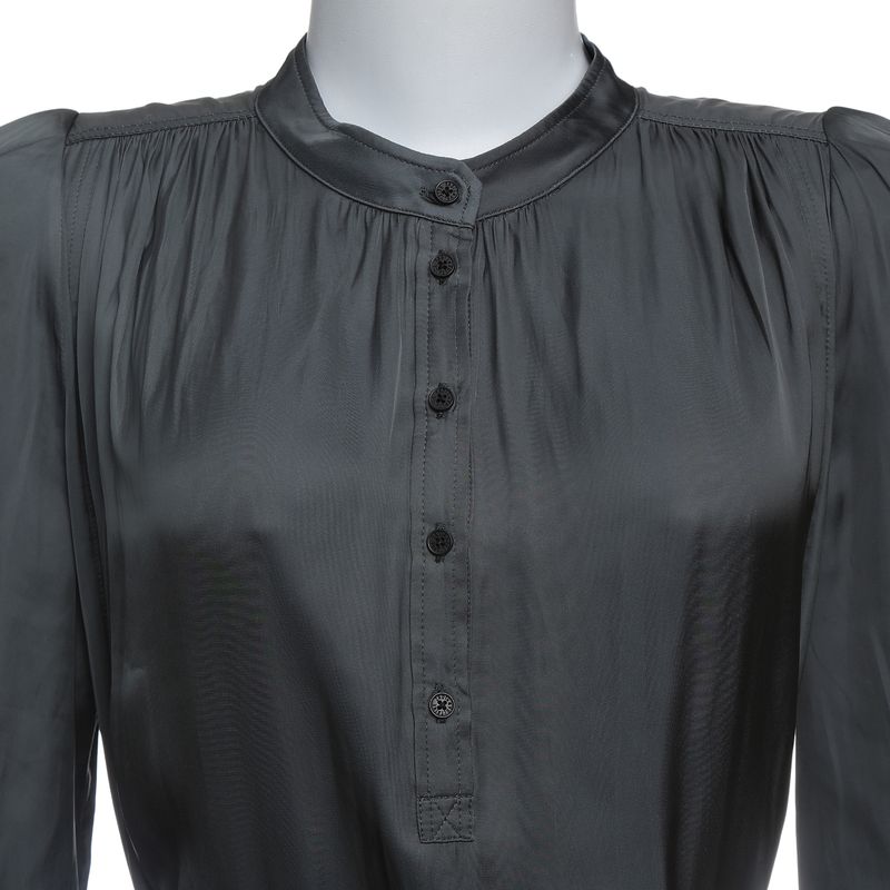 Vestido-Zadig---Voltaire-Acetinado-Cinza