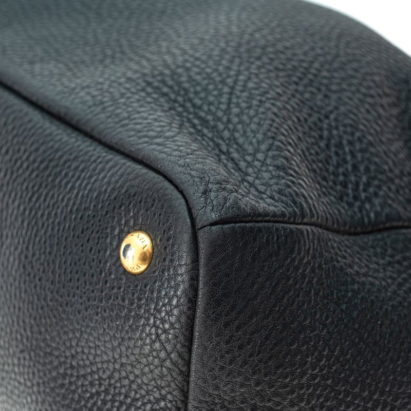 Bolsa-Prada-Tote-Couro-Daino-Preto