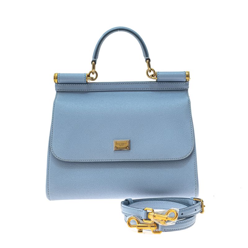 Bolsa-Dolce---Gabbana-Sicily-Couro-Azul-