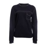 Blusa-Prada-Moletom-com-Pespontos-Azul-Marinho