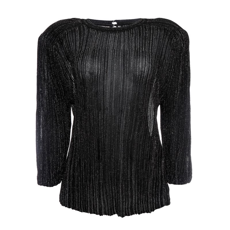 Blusa-GIG-Trico-Lurex-Preto-com-Prata