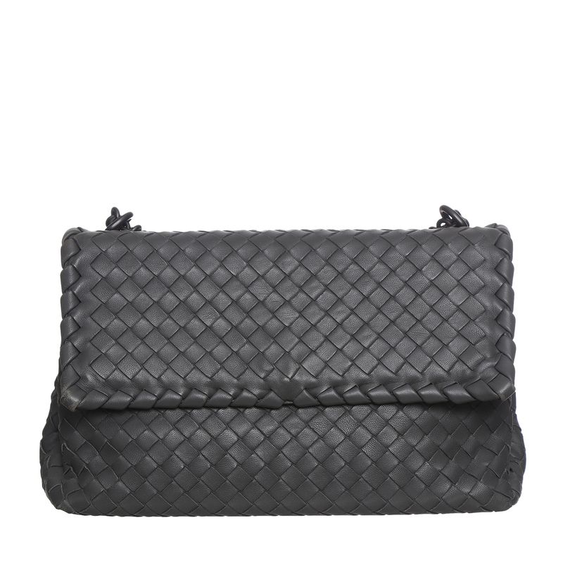 Bolsa-Bottega-Veneta-Olimpia-Intreciatto-Cinza