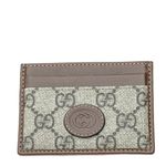Porta-Cartao-Gucci-Com-Clipe-Monograma-Marrom-