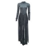 Vestido-forte_forte-Lurex-Verde-e-Prata-