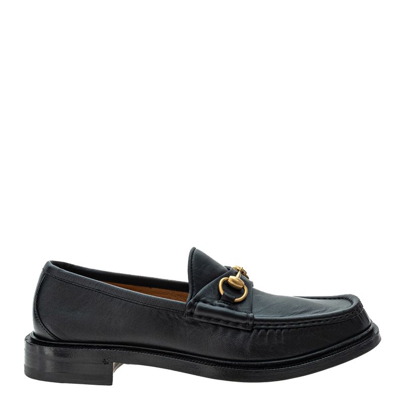 Mocassim-Gucci-Couro-Preto
