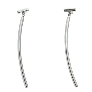 Brinco Tiffany & Co.Bar em Ouro Branco