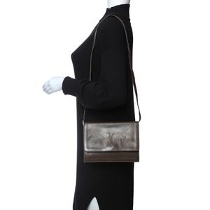 Bolsa Saint Laurent Couro Marrom Vintage