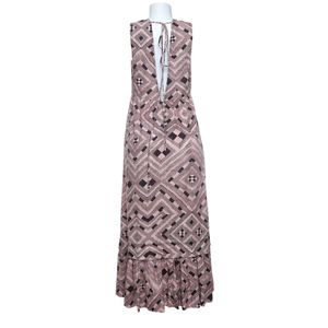 Vestido Caché Estampado Rosa