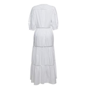 Vestido Clemence Entremeios Branco