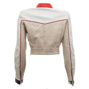 Jaqueta Diesel Couro Bicolor