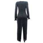 Vestido-Magda-Butrym-Crepe-Flores-3D-Preto-