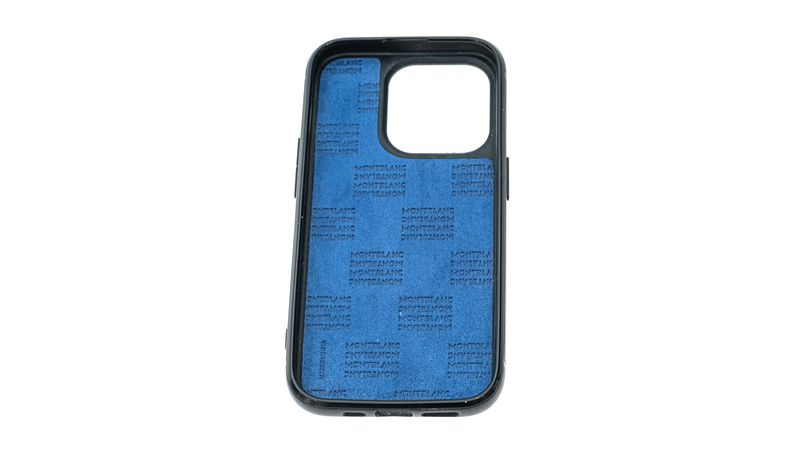 Capa Montblanc Para Iphone 14 Pro Preta | Brechó de luxo - Prettynew