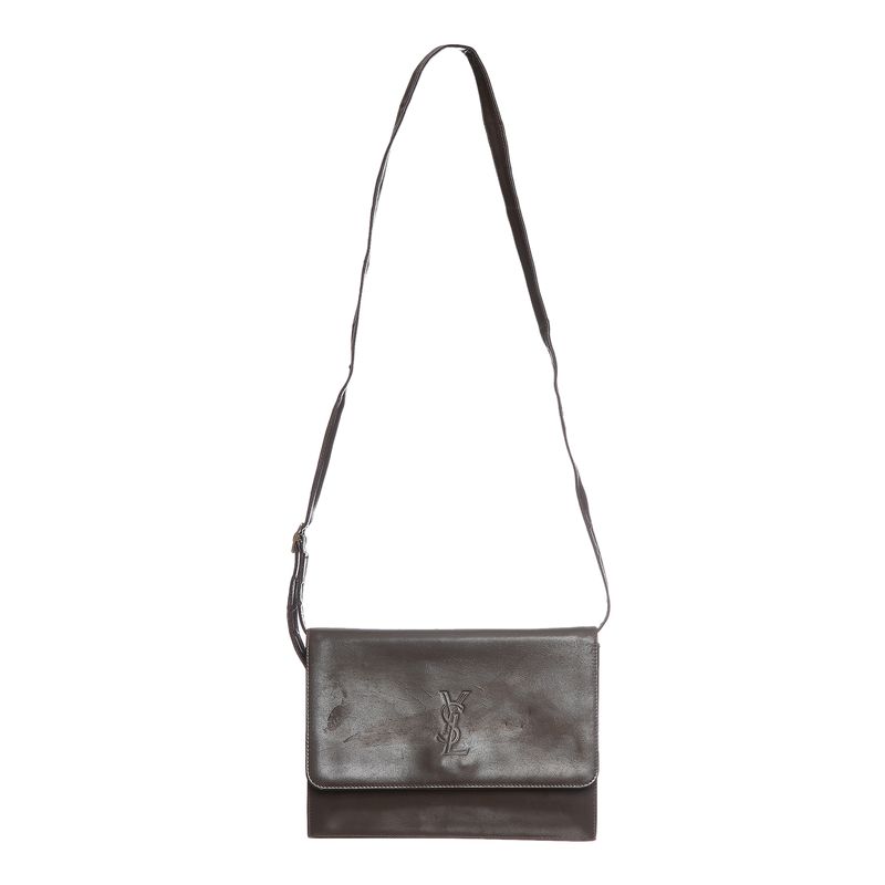 Bolsa-Saint-Laurent-Couro-Marrom-Vintage