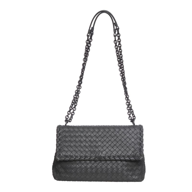 Bolsa-Bottega-Veneta-Olimpia-Intreciatto-Cinza