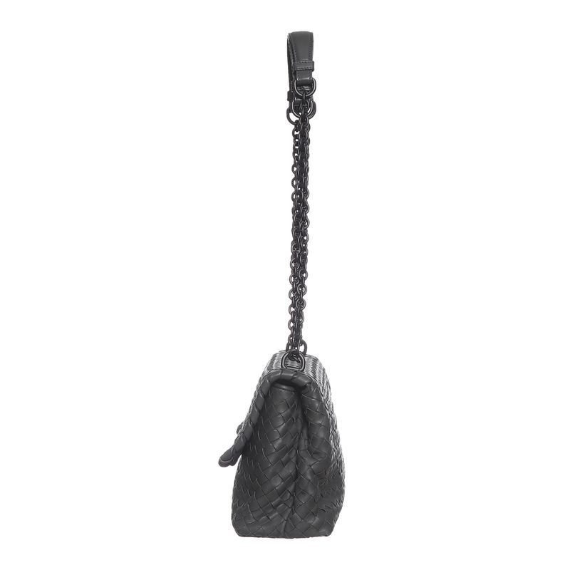 Bolsa-Bottega-Veneta-Olimpia-Intreciatto-Cinza