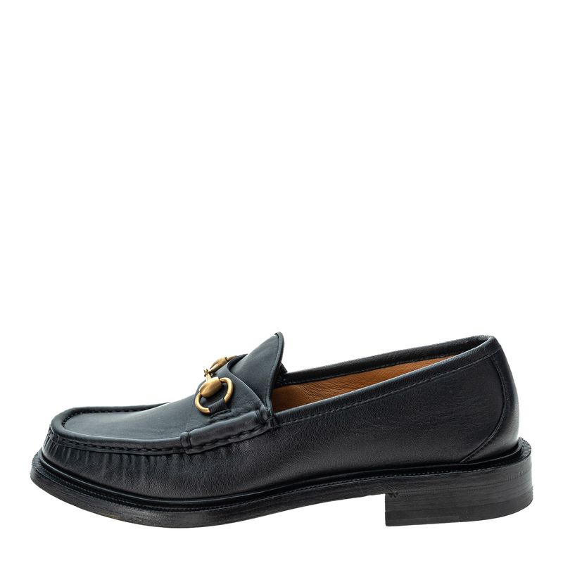Mocassim-Gucci-Couro-Preto