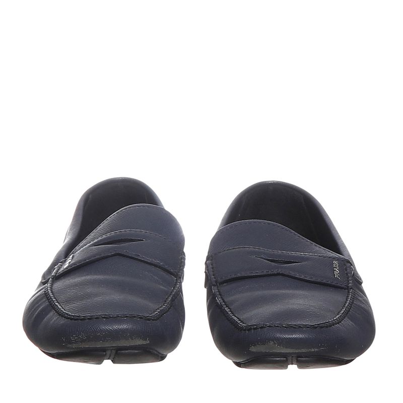 Mocassim-Prada-Couro-Azul-Marinho
