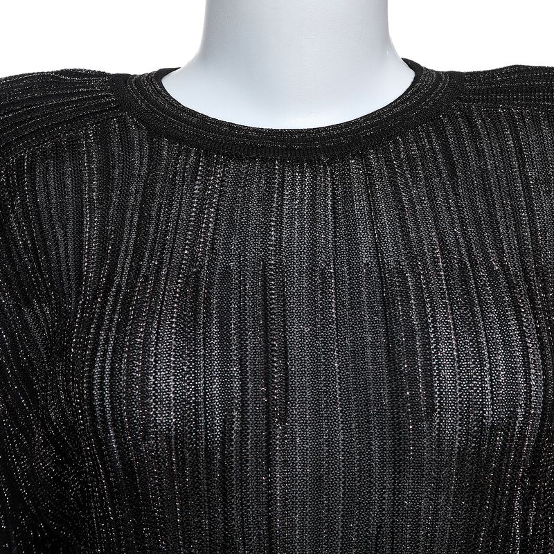 Blusa-GIG-Trico-Lurex-Preto-com-Prata