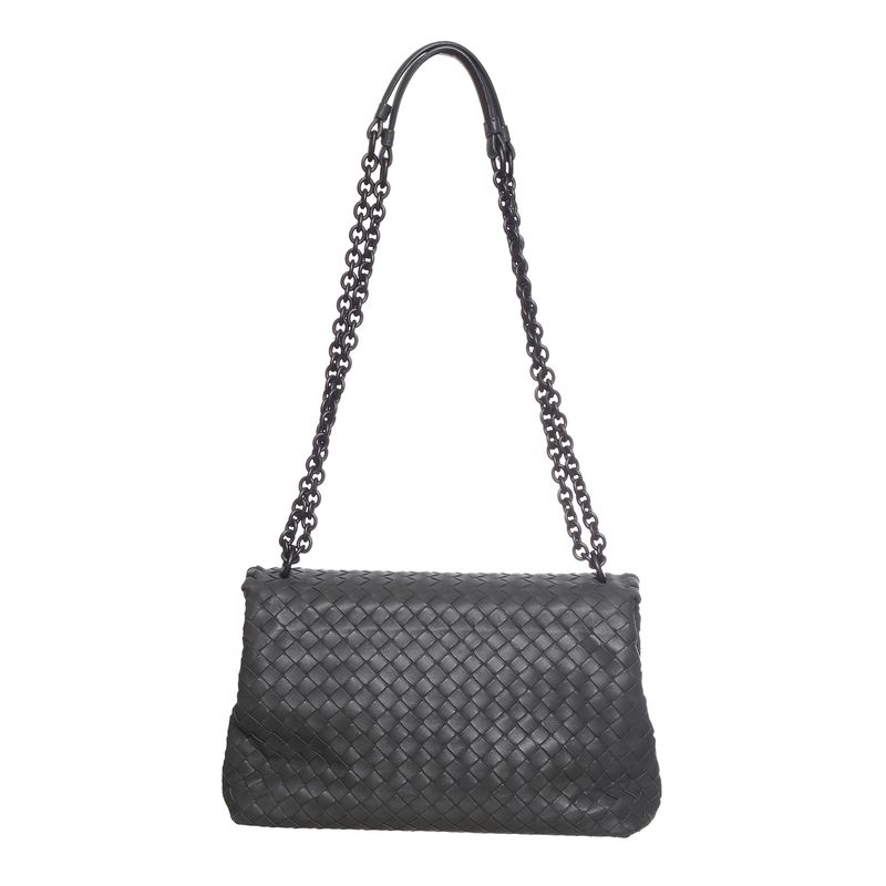 Bolsa-Bottega-Veneta-Olimpia-Intreciatto-Cinza