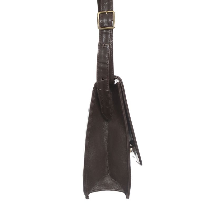 Bolsa-Saint-Laurent-Couro-Marrom-Vintage