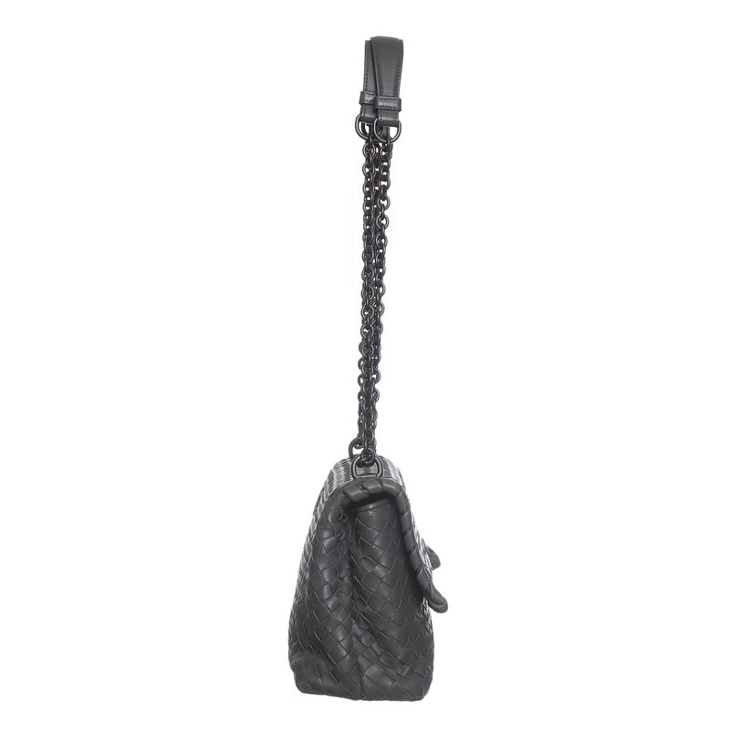 Bolsa-Bottega-Veneta-Olimpia-Intreciatto-Cinza