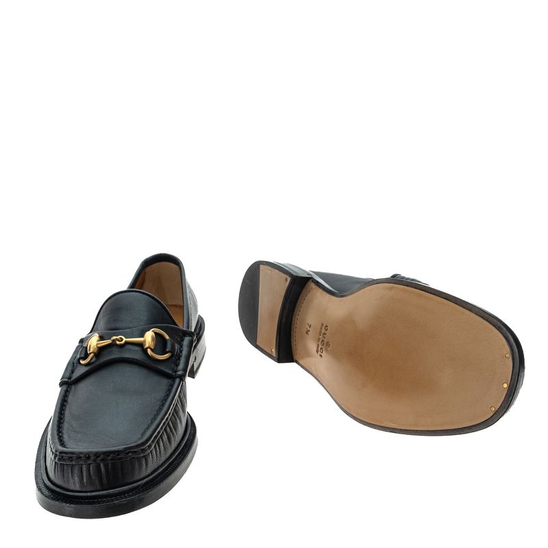 Mocassim-Gucci-Couro-Preto