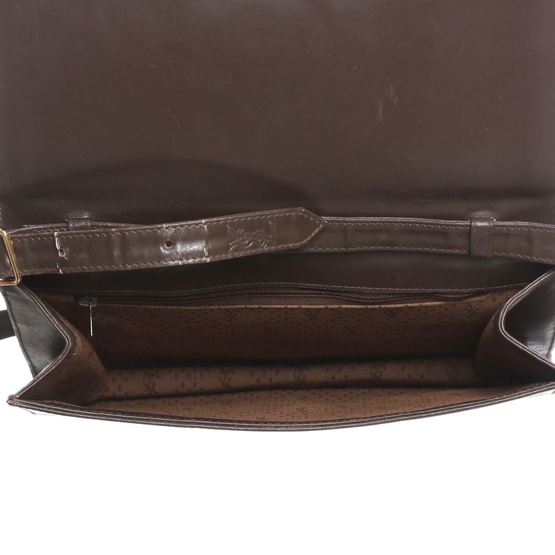 Bolsa-Saint-Laurent-Couro-Marrom-Vintage