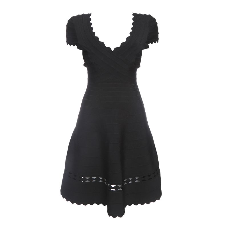 Vestido-Herve-Leger-Bandagem-Preto